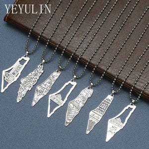 Vintage Silver House Letter Pendant Necklace Unisex Beads Chain