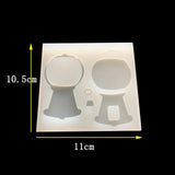 Hollow Whale Mold Desk Lamp Resin 3D Molds for DIY Decorate Making