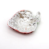 Red Rhinestone Strawberry Plant Pendant