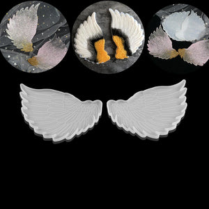 Wing Coaster Resin Mold Puzzle Teacup Bowl Mat Trays Silicone Mold