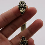 Wolf Head Bracelet Viking Bangle Talisman Jewelry with bag