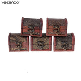 Wooden Trinket Jewelry Storage Box Antique Style Organizer Case