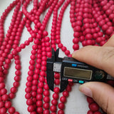 8mm10mm Ancient Red Glaze Strip Loose Beads Natural Gem Jewelry