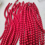 8mm10mm Ancient Red Glaze Strip Loose Beads Natural Gem Jewelry