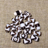 Baojiang Tibetan Dzi Beads Oily Weathering Old Agate Amulet Jewelry DIY