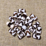 Baojiang Tibetan Dzi Beads Oily Weathering Old Agate Amulet Jewelry DIY