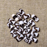 Baojiang Tibetan Dzi Beads Oily Weathering Old Agate Amulet Jewelry DIY