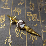 Big Man Money Hook Patterns Tibetan Dzi Beads Pendant