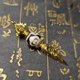 Big Man Money Hook Patterns Tibetan Dzi Beads Pendant