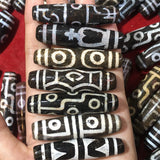 Tibetan agate dzi ethnic Hot totem gemstone loose beads