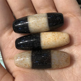 Vintage Tibetan Agate Dzi Gemstone Bead for Jewelry Making