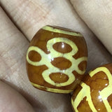 1pcs/lot Natural Agate Dzi Loose Beads Ethnic Gemstone Beads Hot Totem