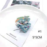 Geometric Hollow Acetate Hairpin DIY Blank Grab Clip