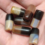 High Red Cinnabar Agate Stone Amulet Dzi DIY Beads Jewelry Making