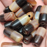 High Red Cinnabar Agate Stone Amulet Dzi DIY Beads Jewelry Making