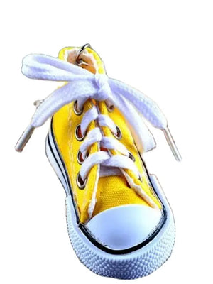 Mini Silicone Canvas Shoes Keychain Bag Charm Key Ring Unisex Shoe Key Ring
