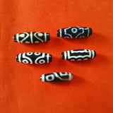 1pc Natural Agate High Ancient Dzi Multi-Eyed Folk Jewelry Beads