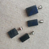 Natural Labradorite Small Pendant Sterling Silver S925