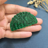 Natural Jadeite Half Arc Pendant DIY Necklace Jewelry Accessory