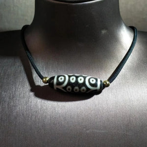 21 Eyes Agate Dzi Necklace Rope Folk-custom Clavicle Chain