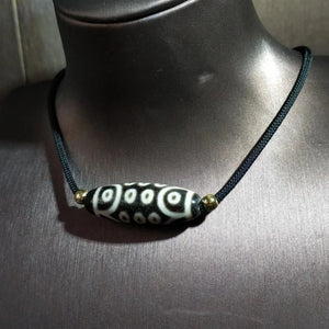 21 Eyes Agate Dzi Necklace Rope Folk-custom Clavicle Chain
