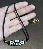 21 Eyes Agate Dzi Necklace Rope Folk-custom Clavicle Chain