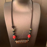 Coconut Shell Beads Crystal 9 Eyes 21 Eyes Agate Dzi Pendant Necklace
