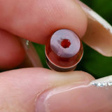 Natural Slotted Etched Carnelian Ancient Beads Thread Drum Precious Jewelry