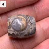 Natural Jade Conch Dzi Beads Amulet Beads Gem Jewelry