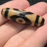 Natural Old Agate Dzi Beads & Yellow Weathered Horseshoe Accessories