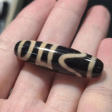 Natural Various Pattern Old Agate Dzi Beads Yellow Horseshoe Accessories