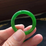 Natural Emerald Ring Pendant Necklace Luster DIY Accessories