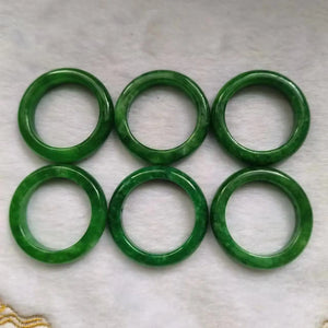 Natural Emerald Ring Pendant Necklace Luster DIY Accessories