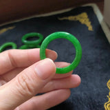 Natural Emerald Ring Pendant Necklace Luster DIY Accessories