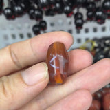 Natural Guanyin Head Agate Carnelian Loose Beads Red Skull Corpse DIY Necklace