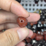 Natural Guanyin Head Agate Carnelian Loose Beads Red Skull Corpse DIY Necklace