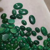 Natural Green Jade Gemstone Inlaid Pendant for Bracelets DIY