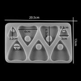 Oujia Divination Silicone Mold Crystal Epoxy Jewelry Love Pendant DIY Making