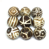 1pcs/lot Pumtek Bondik Beads Ji Beads 19mm-23mm Different Pattern