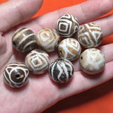 1pcs Natural Jade Boutique Balls Thousand-year-old Beads