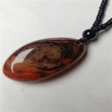 Riverstones Sardonyx Rough Stone Horse Eye Natural Agate Necklace Pendant