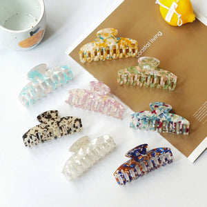 Girl's Back Head Hair Iron DIY Blank Grab Clip