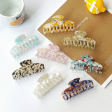 Girl's Back Head Hair Iron DIY Blank Grab Clip