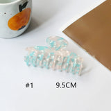 Girl's Back Head Hair Iron DIY Blank Grab Clip