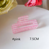 Summer Plaid Hollow Sweet Hair Clip DIY Blank Grab Clip