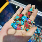 Tibetan Filigree Copper Buddhist Pendant Beads DIY