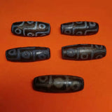 Dragon Pattern Old Dzi Agate Folk Charm