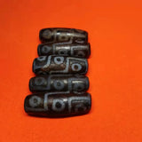 Dragon Pattern Old Dzi Agate Folk Charm