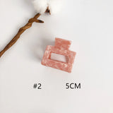 Hollow Acetate Hair Clip Small Back of Head Girl Grab Clip
