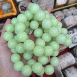 Luminous Stone Ball Bracelet Green Pearl Night Collectible Ethnic Jewelry